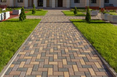 Decorative Paver Walkway