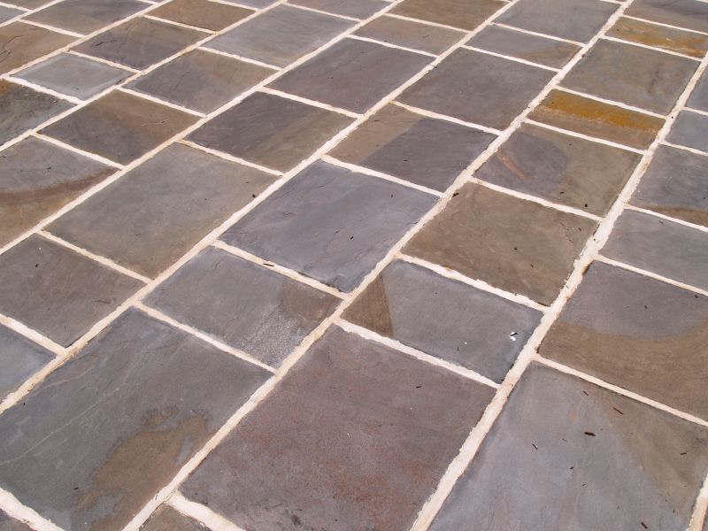 Slate Pavers Installation